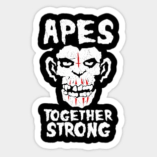 Apes Together Strong Sticker